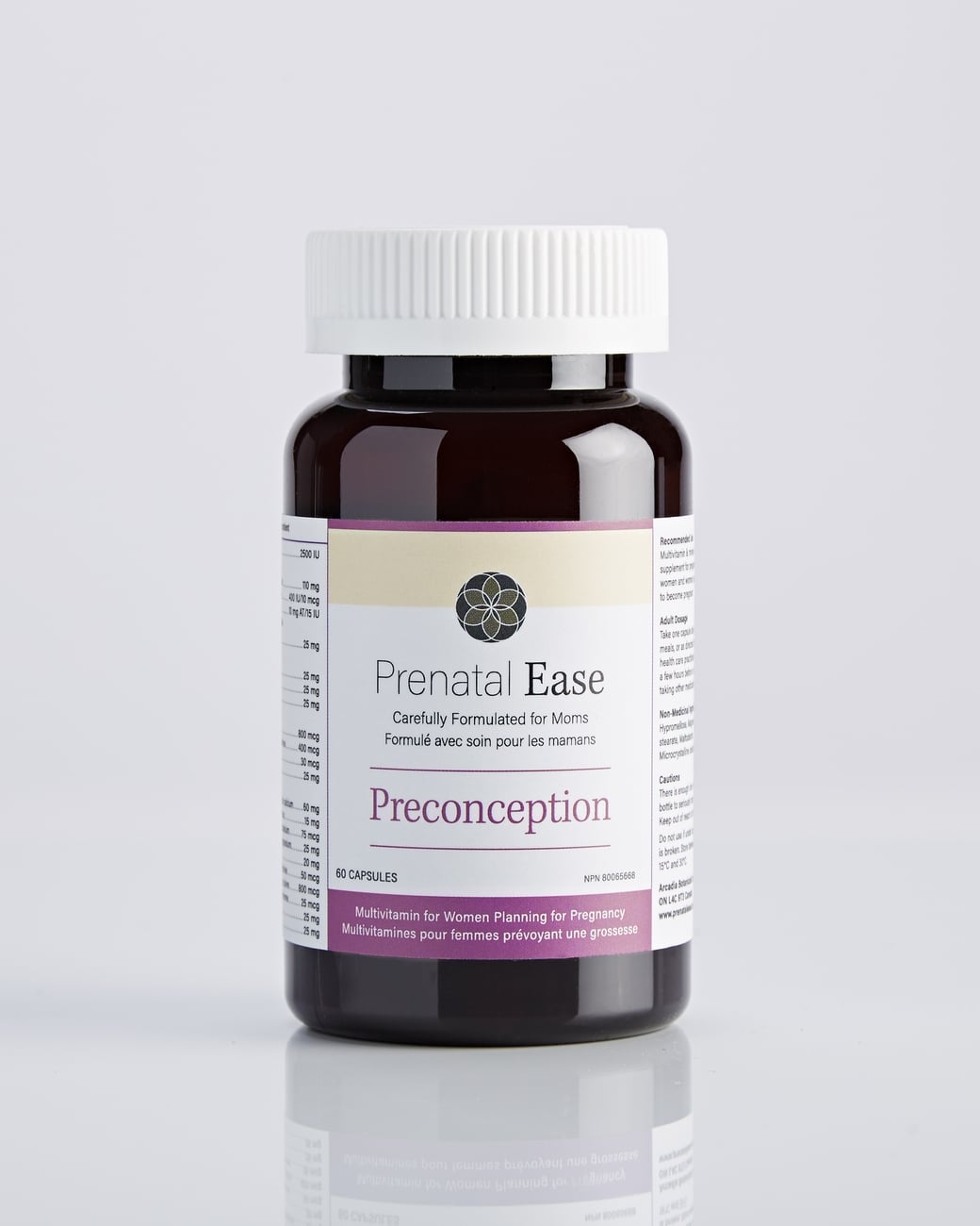 Preconception - Prenatal Ease optimized nutrition