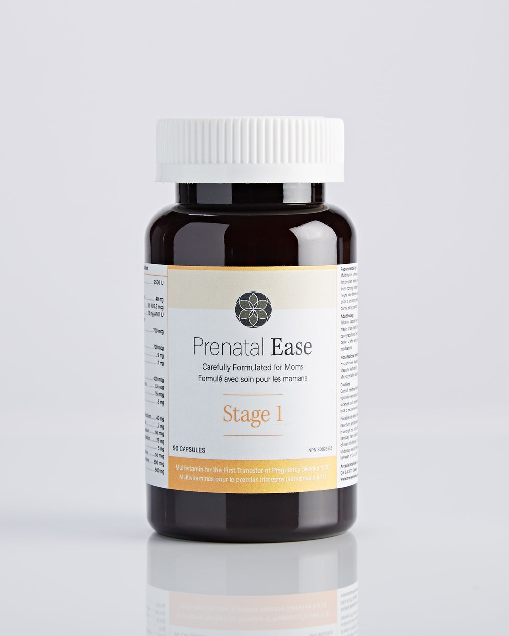 Stage 1 - Prenatal Ease optimized nutrition