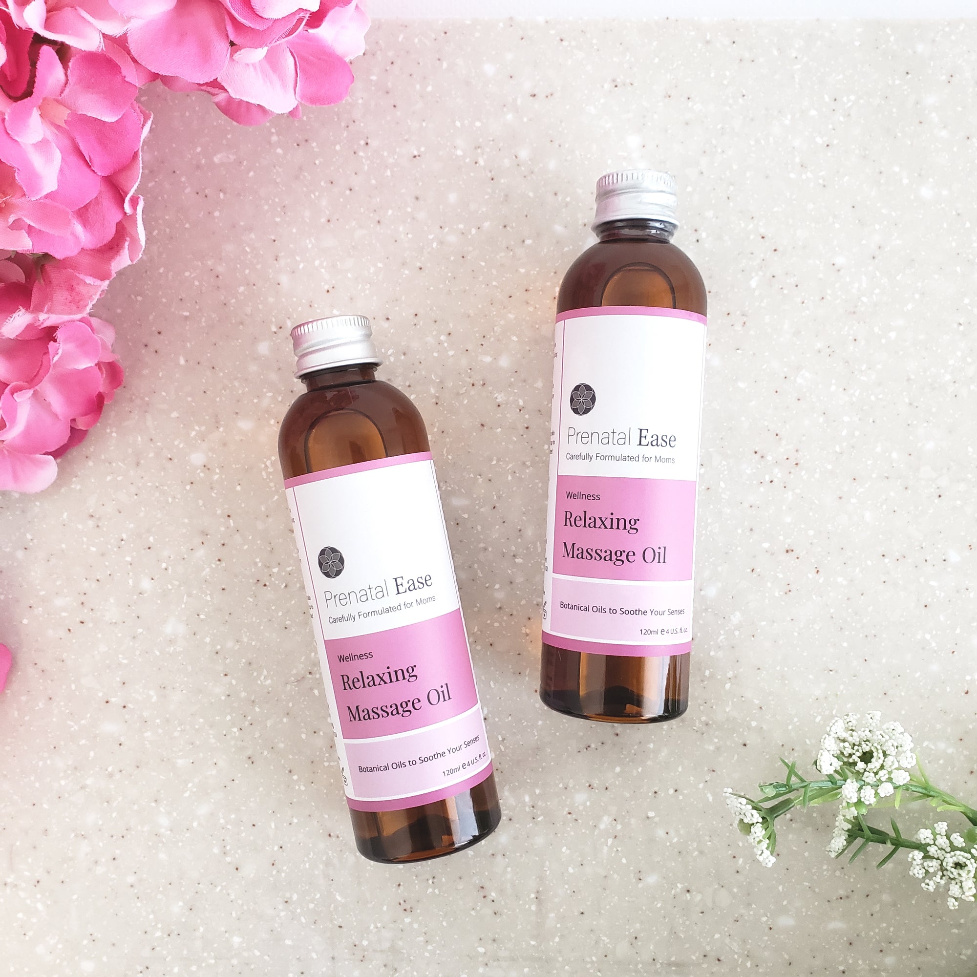 Relaxing Massage Oil - Prenatal Ease optimized nutrition