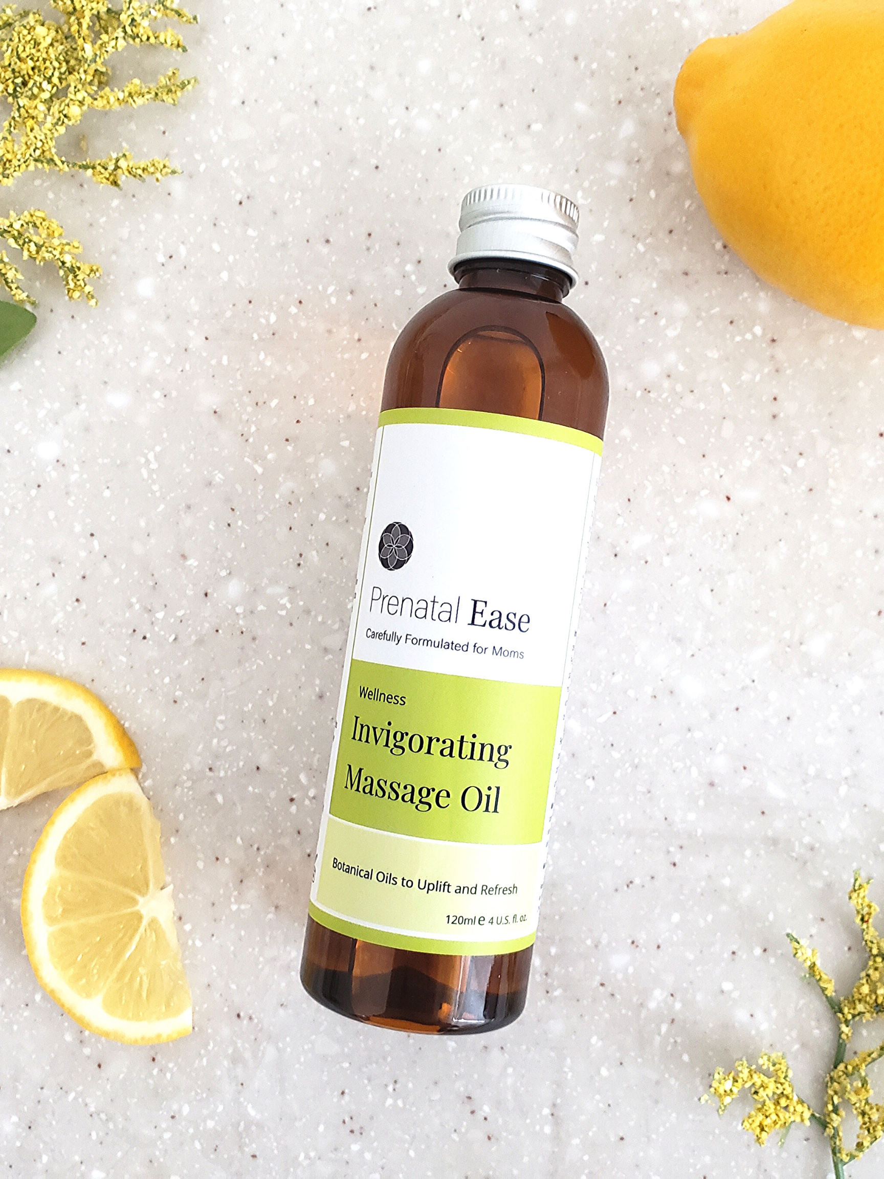 Invigorating Massage Oil - Prenatal Ease optimized nutrition